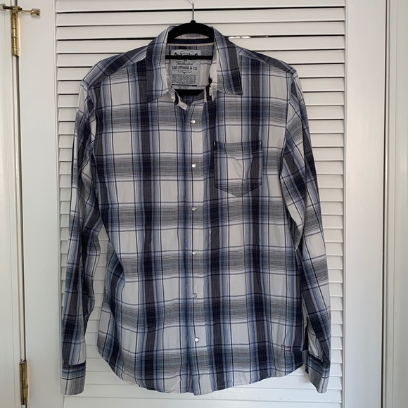 Levi Strauss & Co. Two Horse Brand Western Shirt. Snap front. - Picture 1 of 12